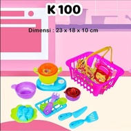 Cooking Toys Basket Set K 100, Children's Cooking Toys, Children's Toys, Children's Cooking, Cooking