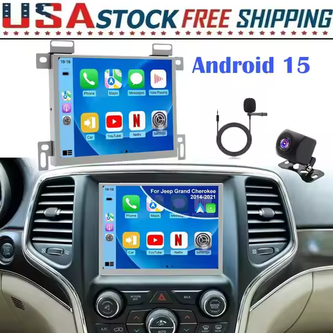 Android 15 8inch Touch Car Multimedia Stereo Radio Player GPS Navigation 5G WiFi Auto Radio For Gran