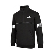 Áo nỉ cổ tròn PUMA POWER phong cách bạn trai 2024 dành cho nam không có mũ trùm đầu 68605801