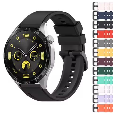 Silicone Strap For Huawei Watch GT 4 46MM Smart Watch Replacement 22MM Bracelet For Huawei GT GT2 Pr