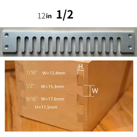 12inch Dovetail Template Router Template Kit Template Drawing Woodworking Carpenter Tools