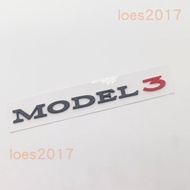 Letter Label Word DUAL MOTOR TESLA MODEL3 MODEL 3 M3 Rear Modified Compartment