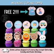MS RACHEL CUPCAKE TOPPER