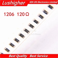 100PCS 1206 SMD Resistor 1% 120 Ohm 121 120R 120ohm