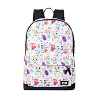 Bts bt21 Merchandise Cartoon Support Schoolbag Male Female Student Backpack Korean Version