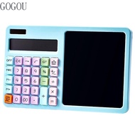 GOGOU  Calculator, Large LCD Display 12-Digit Scientific Calculator, With LCD Writing Board Dual Pow