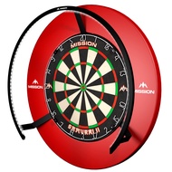 Mission Darts TOR270 Torus 270 | Dartboard LED Lighting System with Easy Access Area for Unrestricted Play, Sand Blasted Black