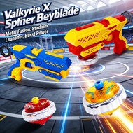 Fusion Bey Metal Valkyrie Gasing Murah Spiner Bey X Burst Fafnir Launcher Spiner Stadium Beyblade