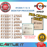 AMD Ryzen 7 2700X 2700 / R5 2600X 2600 2400G / R3 2300X 2200G Processor PRE-ORDER USED