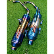 Exhaust Silent Killer Pro Sped PREMIUM BLUE PURPLE power pipe beat Crab beat new Click 125 power pip