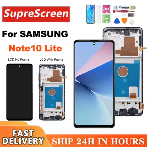 OLED Display For Samsung Galaxy Note 10 Lite LCD N770 N770F/DS N770F/DSM Display Touch Screen Digiti