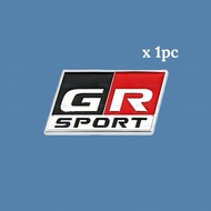 Toyota GR Sport Emblem GR Sport Logo Sticker 3D Metal Emblem Toyota Vios 2023 Accessories GR Sport C
