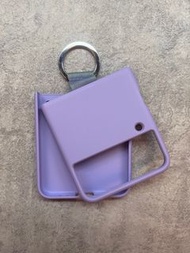 Samsung Galaxy Z Flip3 5G purple phone case 原廠紫色手機殼