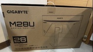 GIGABYTE M28U 電競螢幕(28吋/4K/144hz/1ms/IPS/Type-C)