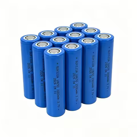 18650 2000mAh 3.7V Battery ICR18650 Rechargeable Lithium-ion Battery Suitable for Flashlight Power B