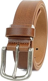 Finplus EDWIN 0111222 Belt, 1.3 inches (33 mm), 46.1 inches (117 cm), Made in Japan, Cowhide Leather