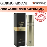 Giorgio Armani Code Absolu Gold Parfum for Men (110ml) Absolute Black [Brand New 100% Authentic Perfume/Fragrance]