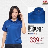 ใหม่ล่าสุด!! WARRIX รุ่น UNION เสื้อโปโลวอริกซ์สีล้วน (WA-231PLACL33) สีพีช/ม่วง/ขาว/แดง/ดำ/กรมท่า/น