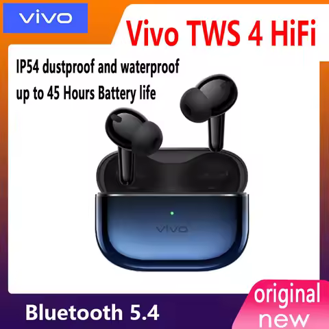VIVO TWS 4 HiFi TWS 4 55dB Active Noise Cancelling True Wireless Earphone LDAC TWS Earphone Bluetoot
