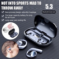 【Flash sale】 Bone Conduction Headphones Wireless Bluetooth Earphones Ear Hook Sports Ipx6 Waterproof Headset With Microphone