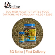 ZOO MED Natural Aquatic Turtle Food (Hatchling Formula) - 45.3g / 226g | Turtle Food