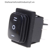 # thehear # 12V  Waterproof 6Pin DPDT Self Loing Rectangle Roer Switch .