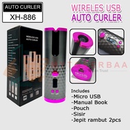 Wireless Usb Auto Curler XH-886 Portable Automatic Magic Curler Diamond/ Hair Curler - MY