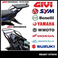 Original GIVI Monorack MV/MRV Motorcycle 135LC EZ115 Gear ES125 SM Sport 110R 110E Benelli VZ125i