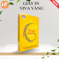 1 Ram 500 Tờ Giấy in A4 Viva Vàng 70Gsm chất lượng in cao cấp
