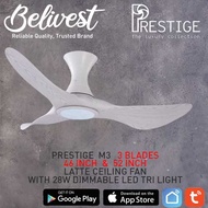 (CLIMATE VOUCHER) (PRICE GUARANTEED) PRESTIGE M3 HUGGER SMART Ceiling Fan -3 Blades 4652 Inch - WIDE