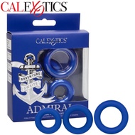 CalExotics Admiral™ Universal Cock Ring Set - ADULT SEX TOYS &amp; LUBRICANTS