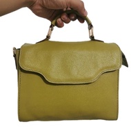 Erlin type women's leather shoulder bag