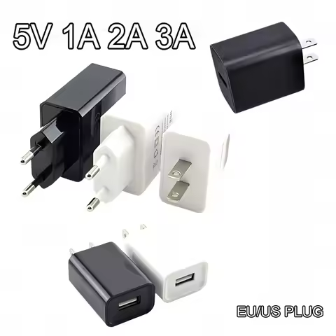 5V 1A 2A 3A Travel USB Adapter Phone Charger Power Supply Adapter Wall Desktop Charger Power Bank EU