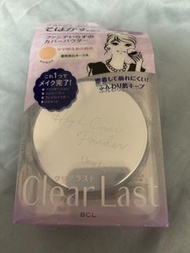 BCL SPF40PA+++持久無瑕控油修護粉餅 美白 明亮肌色 12克 CLEAR LAST