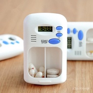 Creative Mini Smart Medicine Reminder Electronic Smart Pill Box Timing Pill Box Portable Medicine Divided Storage Box