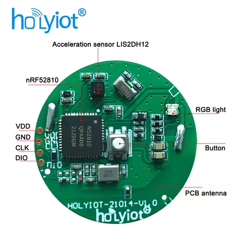 Holyiot Bluetooth Beacon With 3 Axis Accelerometer Sensor Low Energy Iot Devices Module Waterproof I