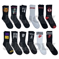 OLDSCHOOL SOCKS BAND MOTIF SKATE SOCKS/ BAND SOCKS/