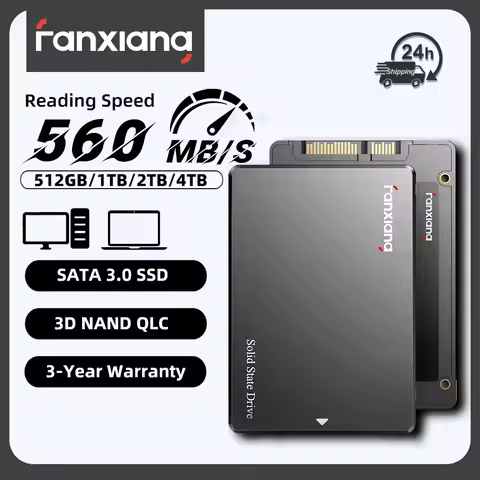 Fanxiang S101Q 2.5" SATA SSD 560MB/s Internal SSD 512GB 1TB 2TB 4TB Hard Disk Internal Solid State D