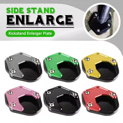 FOR Kawasaki Z400 Ninja 400 Versys650 ZH2 KLX150BF KLX250 Kickstand Extension Plate Motorcycle Side 