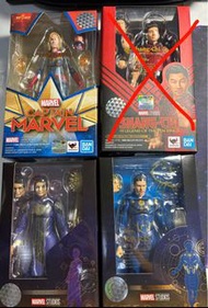 Shf captain marvel 驚奇隊長 shang chi 尚氣 ikaris(eternals) 伊卡里斯（永恆族）kingo(eternals)金戈（永恆族）