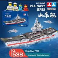 Brick Lego Kapal Perang Induk Besar - Shandong Aircraft Carrier Besar