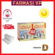 Live-Well Soria-D Vitamin D3 1000iu Tablets - 2 x 60's
