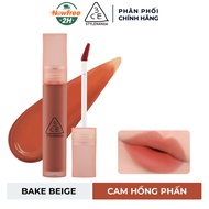 Son Kem Lì 3CE Bake Beige - Cam Hồng Phấn 4.6g
