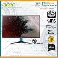 Acer Nitro VG271U M3bmiipx Gaming Monitor - 27" 2K WQHD IPS | 180Hz OC | Freesync | Speakers