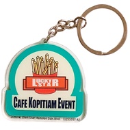 ⭐Lucky Star Cafe Cute Acrylic Keychain | Lightweight Acrylic