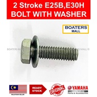 YAMAHA OUTBOARD 90119-06M48 BOLT WITH WASHER 2 STROKE E25B / E30H 100% ORIGINAL - BOATERS MALL