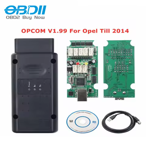 2025 Hot Sale Opcom 1.99 V2014 120309a CAN BUS OBD2 Scanner OP-COM V1.99 PIC18F45K80 Car Diagnostic 