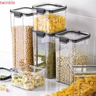 XINYUE Stackable Food Storage Boxes, Plastic Square Plastic Storage Boxes, Storage Boxes Transparent