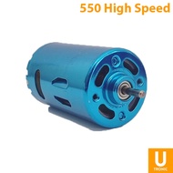 Dynamo Motor 550 DC 12V BLUE HIGH SPEED (550FX)