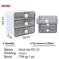 DS-72 Pencil Case White Tiered Shelf/ White Pen Holder Color Desk Set Organizer Ds72 Joyko